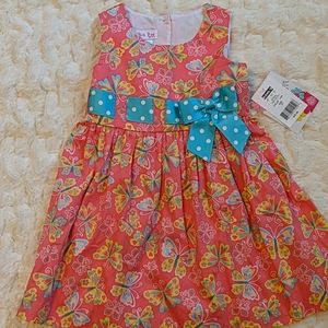 NWT Jessica Ann 2T Butterfly Dress